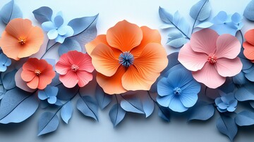 花卉图案花卉图案叶子