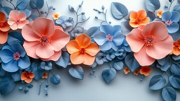 花卉图案花卉图案叶子1