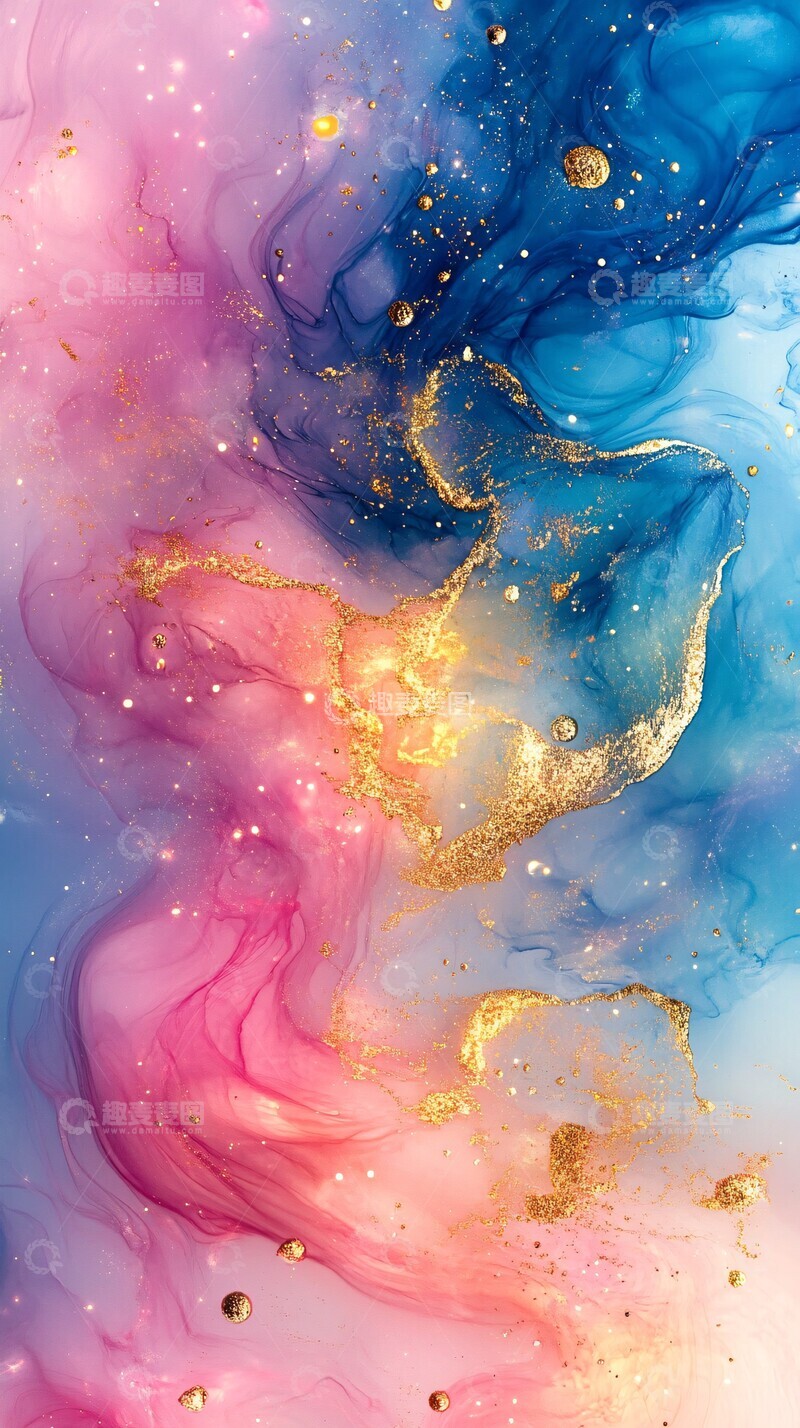 高清大图下载【趣麦麦图】粉色海蓝珍珠壁纸2