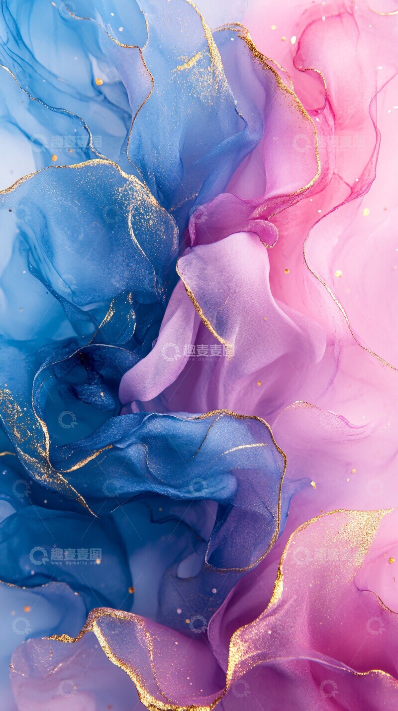 高清大图下载【趣麦麦图】粉色海蓝珍珠壁纸1