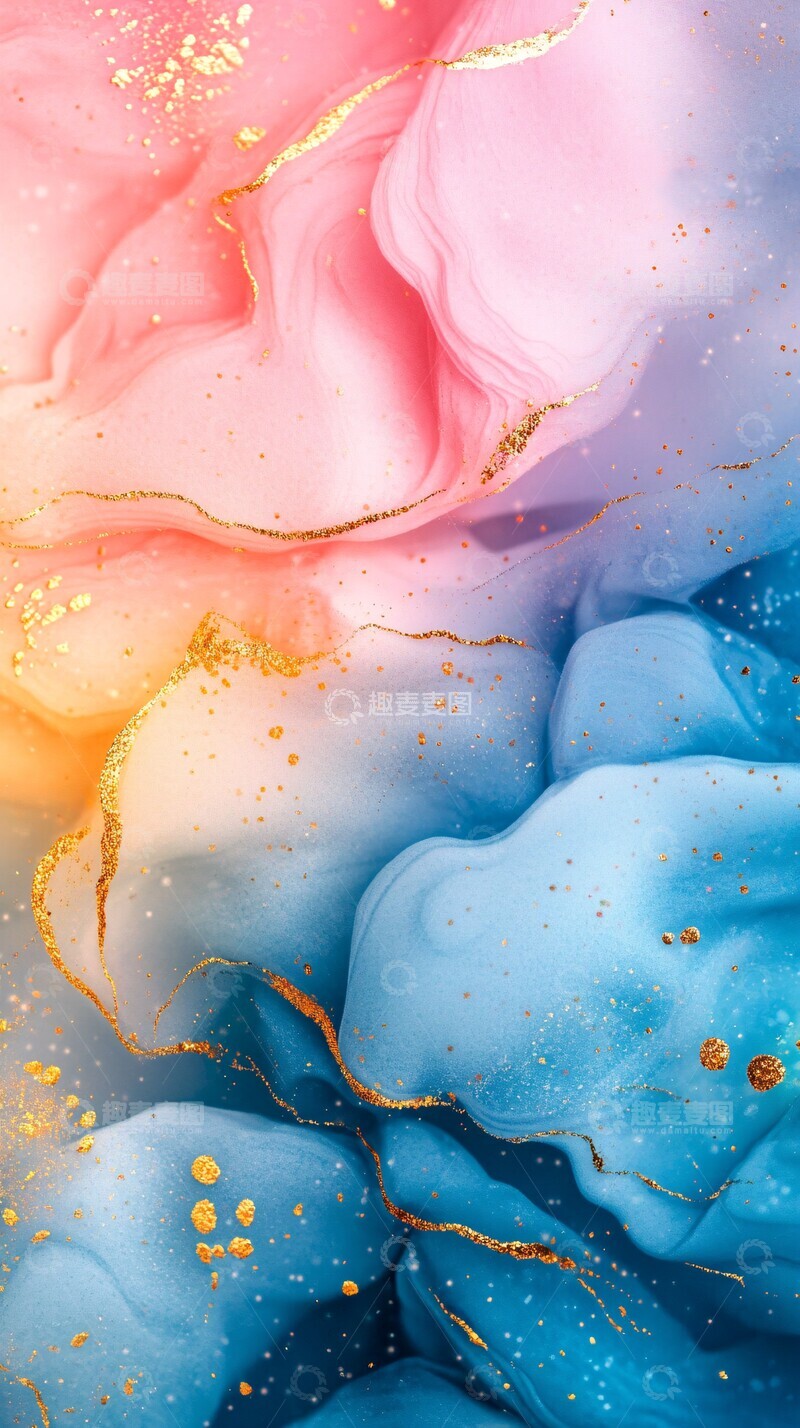 高清大图下载【趣麦麦图】粉色海蓝珍珠壁纸3