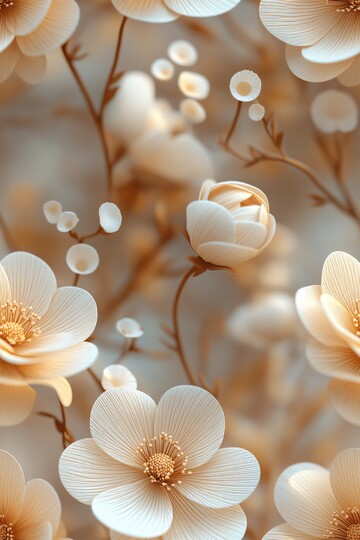 黄色花朵玻璃图案