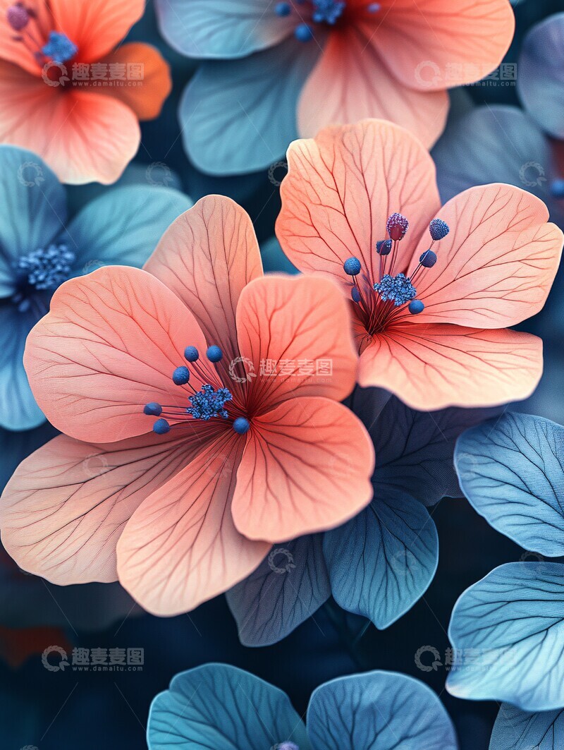 高清大图下载【趣麦麦图】-花纹透明图案