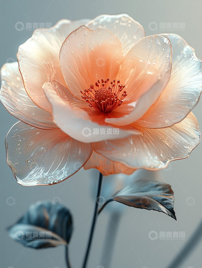 高清大图下载【趣麦麦图】抽象花卉数字艺术