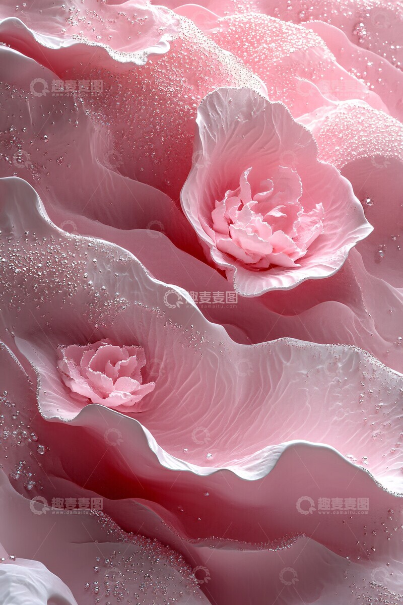 高清大图下载【趣麦麦图】粉雾银光生日照1