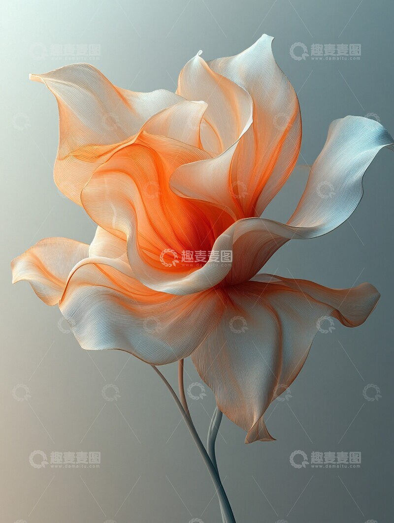 高清大图下载【趣麦麦图】抽象花卉数字艺术2