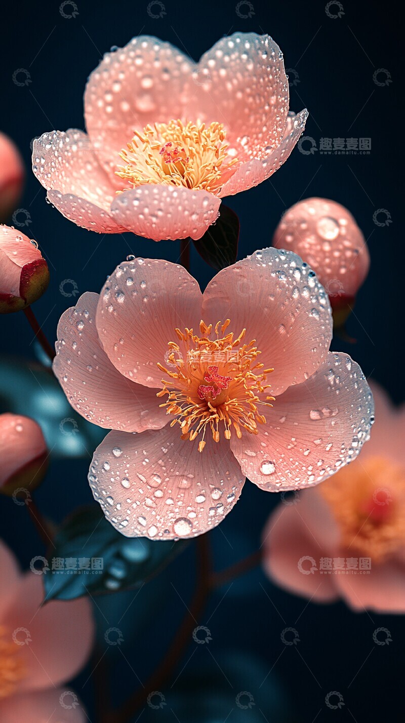 高清大图下载【趣麦麦图】牡丹簇拥盛开图2