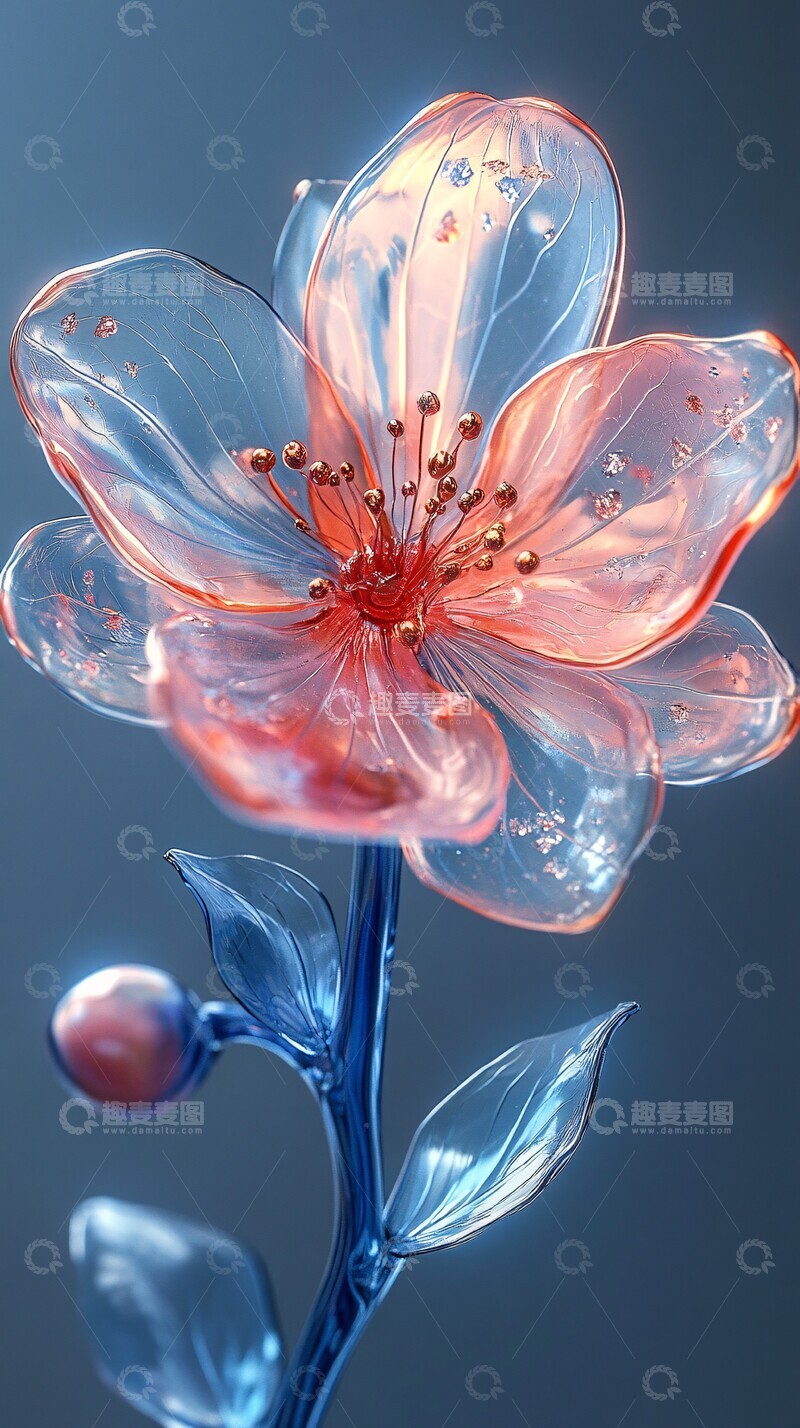 高清大图下载【趣麦麦图】珍珠花瓣造型1