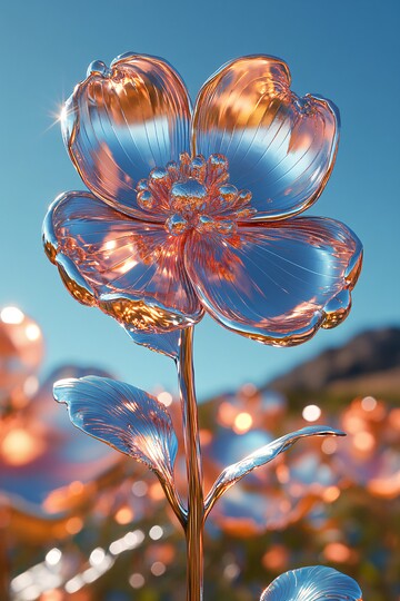 金属花朵与星辰3