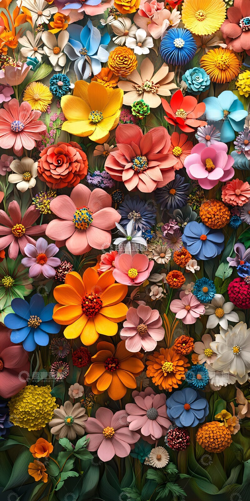 高清大图下载【趣麦麦图】花墙纸艺颜色高分辨率超写实2