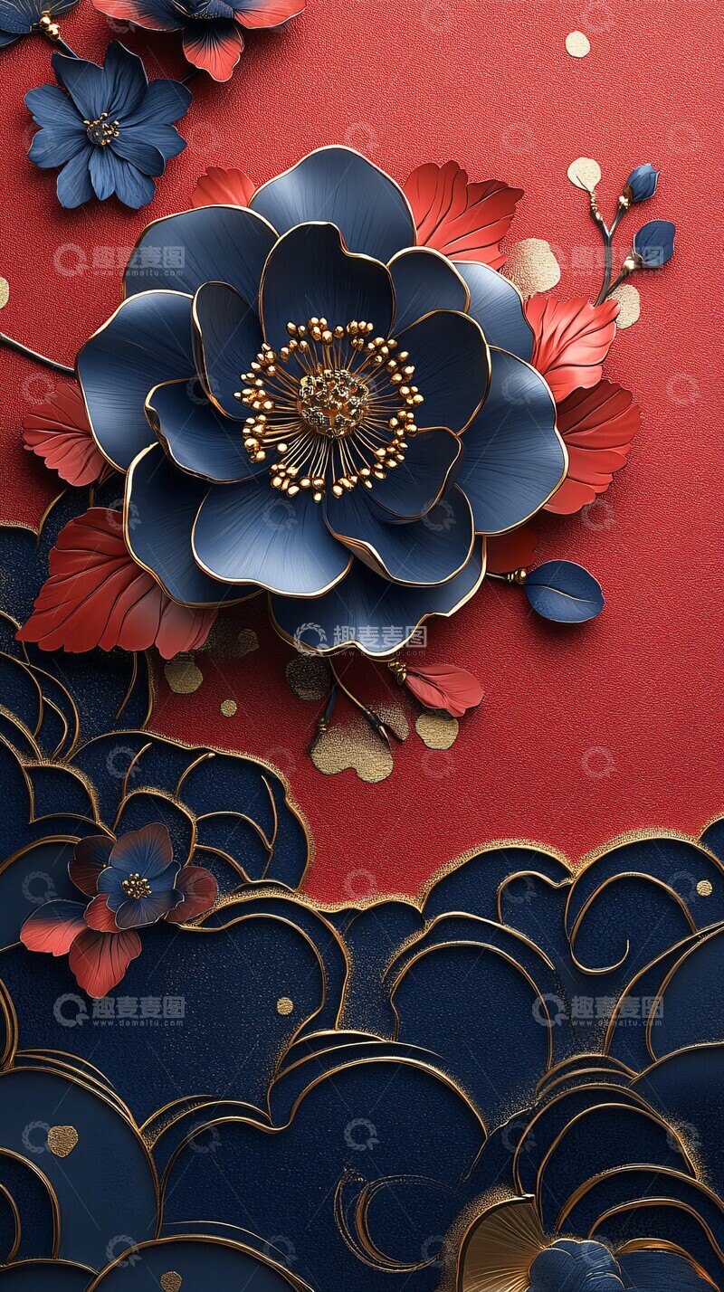 高清大图下载【趣麦麦图】红色蛇年红包