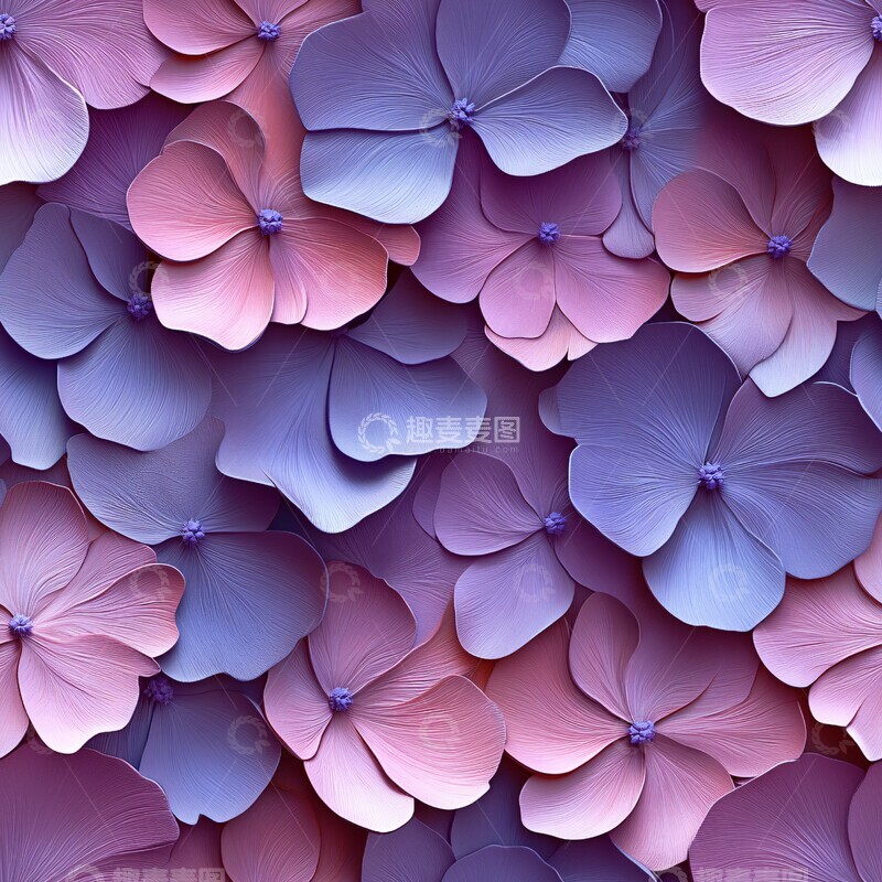 高清大图下载【趣麦麦图】方形花瓣图案1