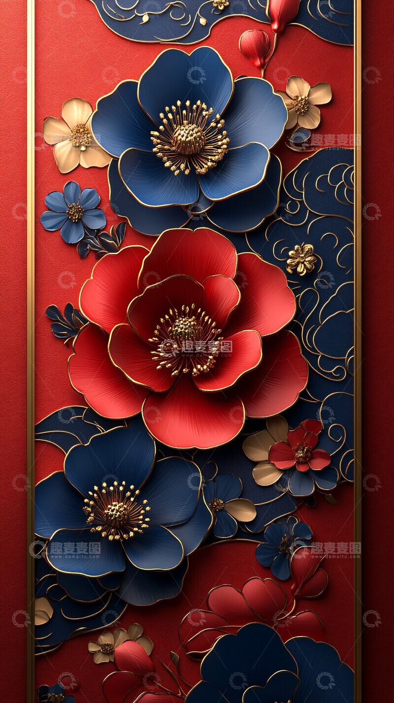 高清大图下载【趣麦麦图】红色蛇年红包2