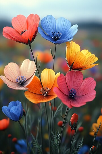 鲜花立体图案设计2