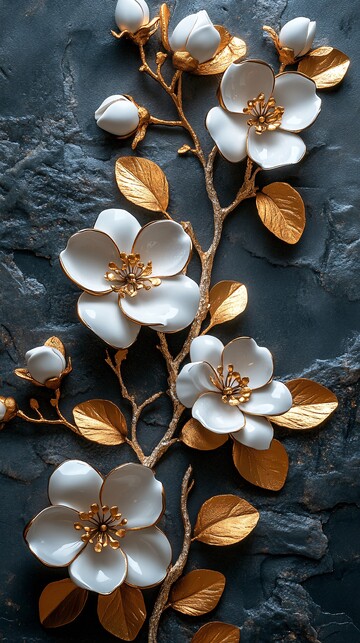 白金石花纹边框1