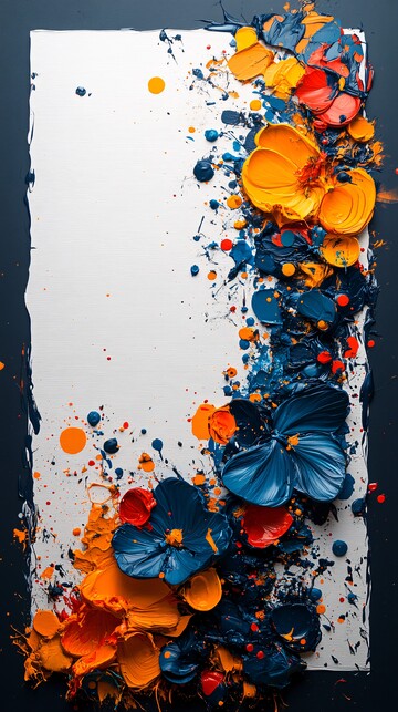 空白页与彩色形状1