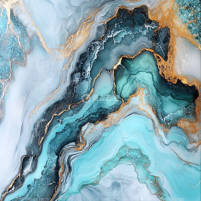 高清大图下载【趣麦麦图】大理石抽象壁画1