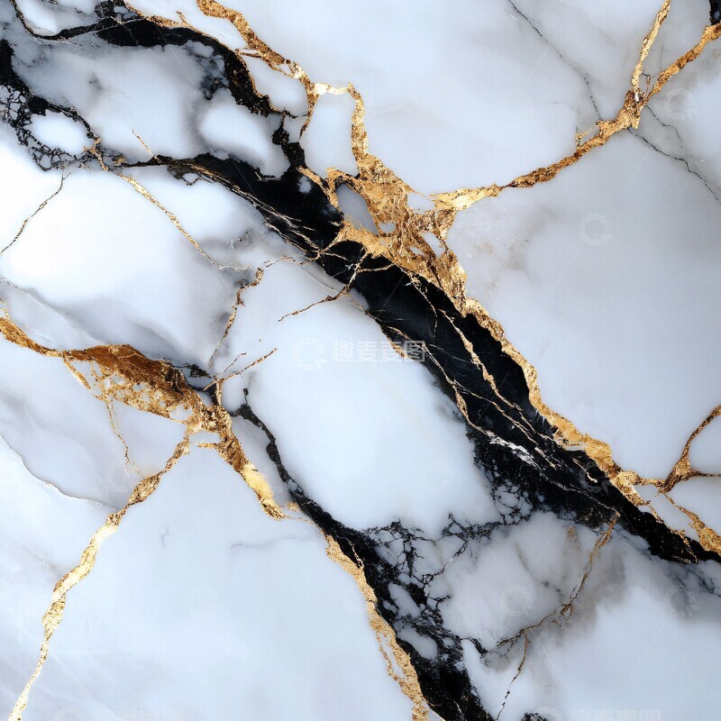 高清大图下载【趣麦麦图】白纹大理石纹理大理石黑色1