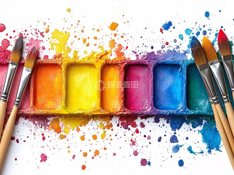 高清大图下载【趣麦麦图】彩色卡通边框1