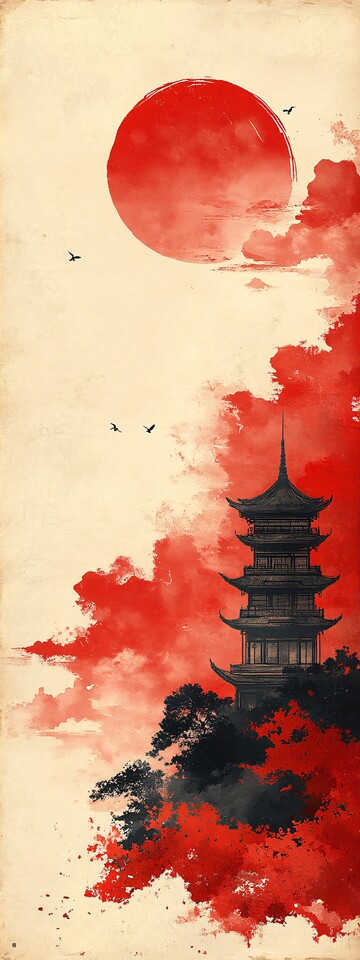 卷草纹祥云图案