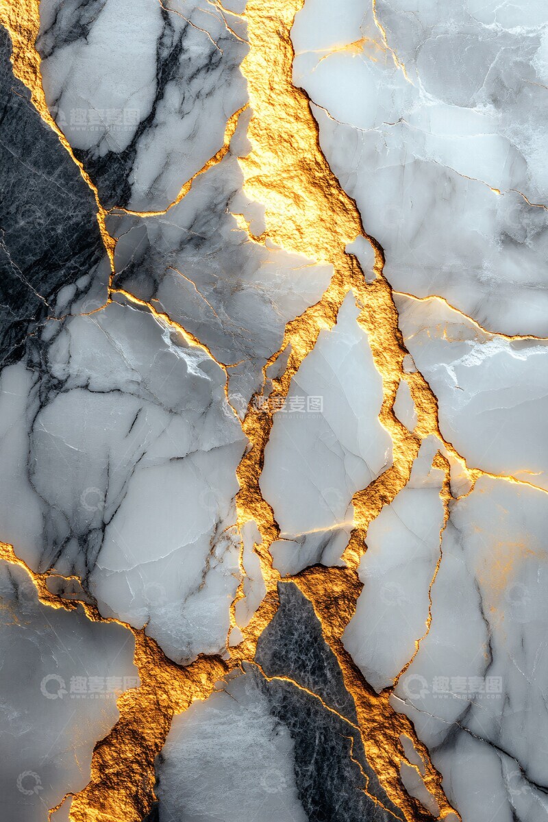 高清大图下载【趣麦麦图】大理石纹金边1