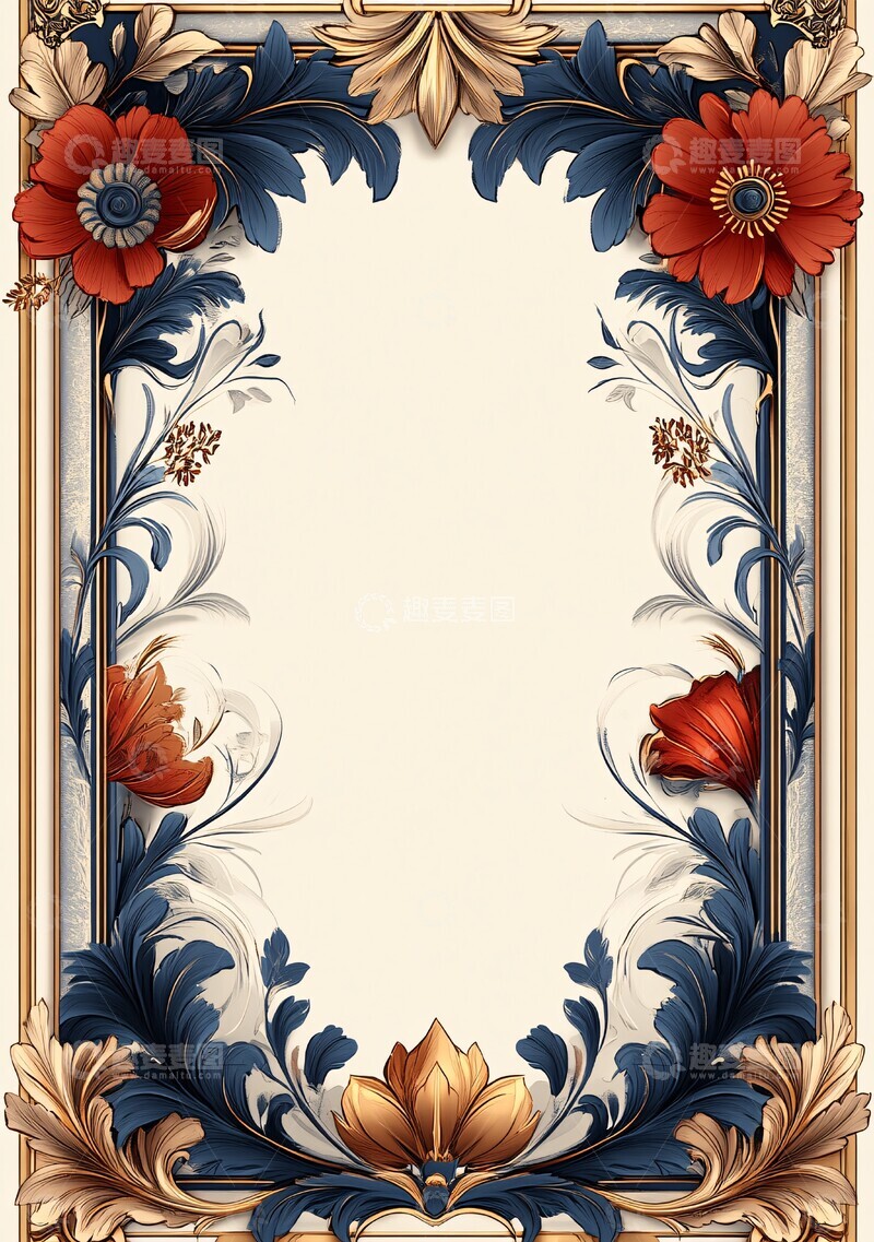 高清大图下载【趣麦麦图】维吉尔史诗边框