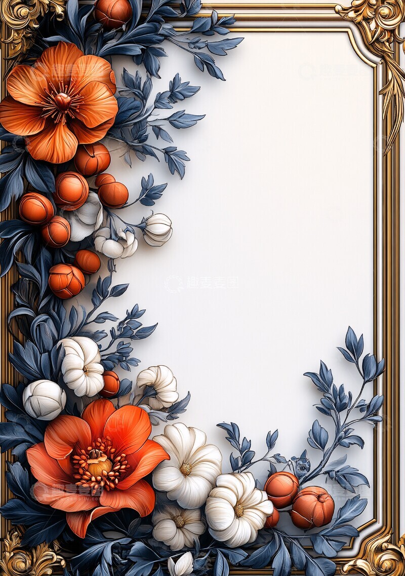 高清大图下载【趣麦麦图】维吉尔史诗边框3