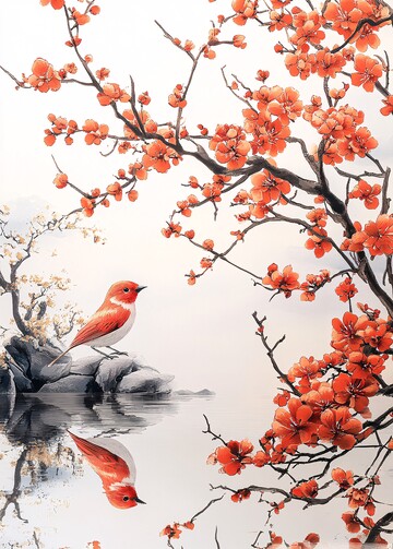 兔年扑克牌框设计