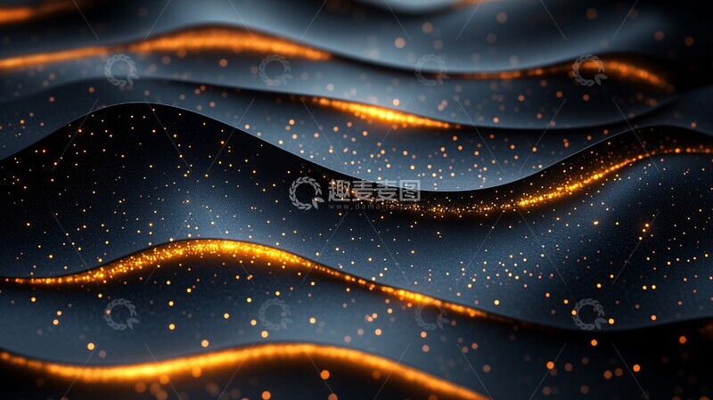 高清大图下载【趣麦麦图】黑金奖典礼背景