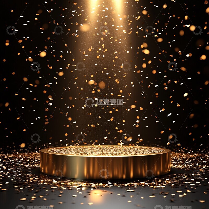 高清大图下载【趣麦麦图】-金色颁奖台金色颁奖圆形2