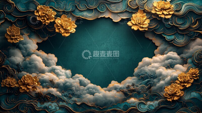 春節吉祥云紋圖2