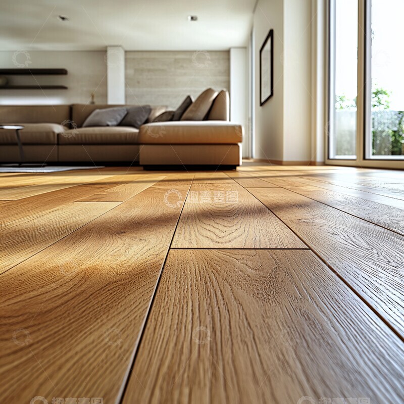高清大图下载【趣麦麦图】木地板现代客厅3