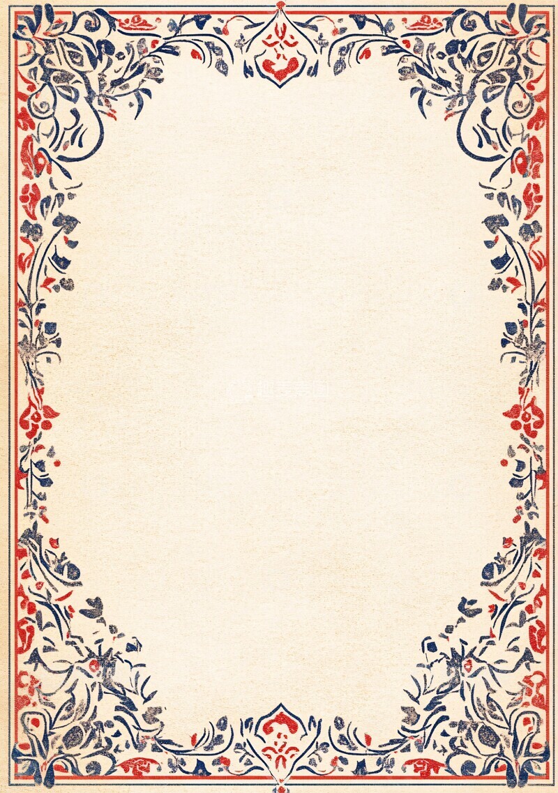 高清大图下载【趣麦麦图】阿拉伯风格边框