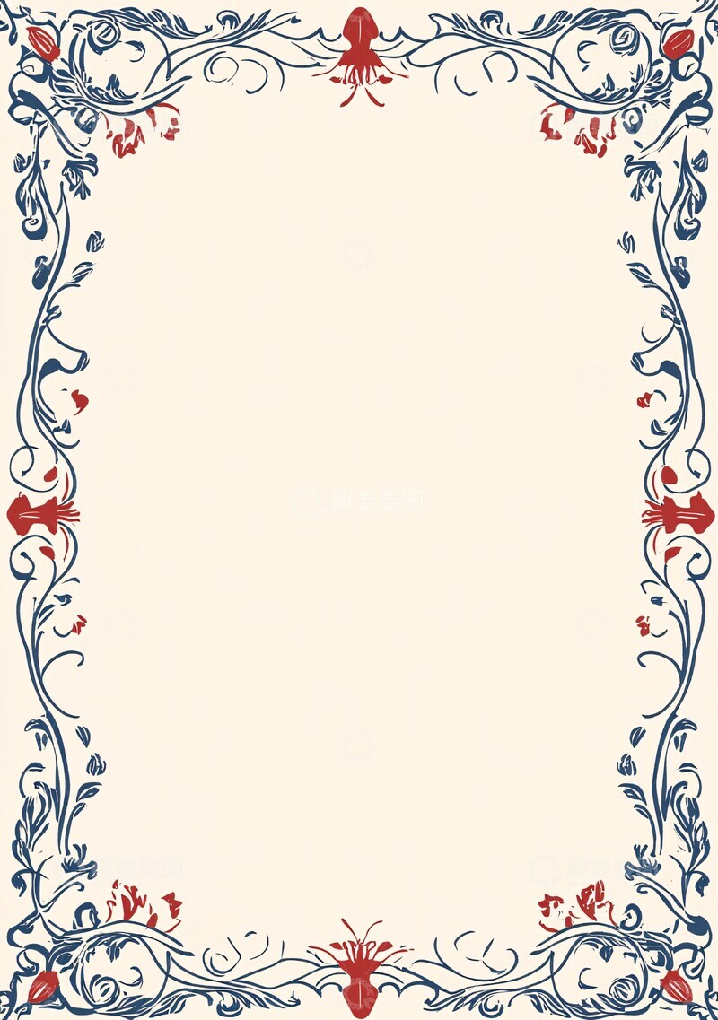 高清大图下载【趣麦麦图】-阿拉伯风格边框1