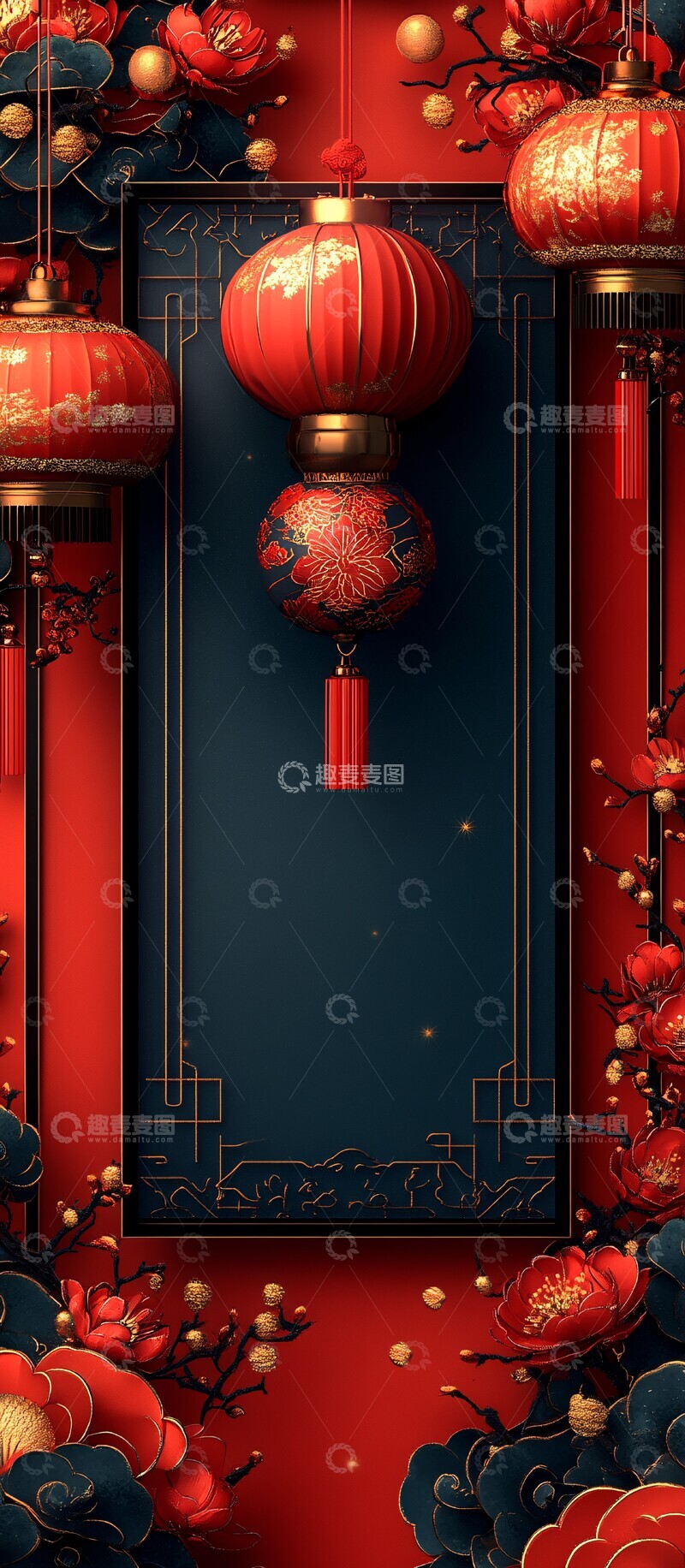 高清大图下载【趣麦麦图】新年手机壁纸3