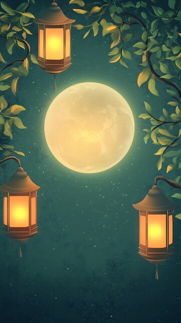 中秋兔月夜中秋兔子月亮