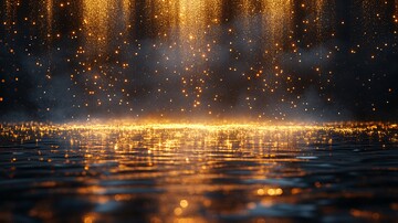 金色水面产品展示台1