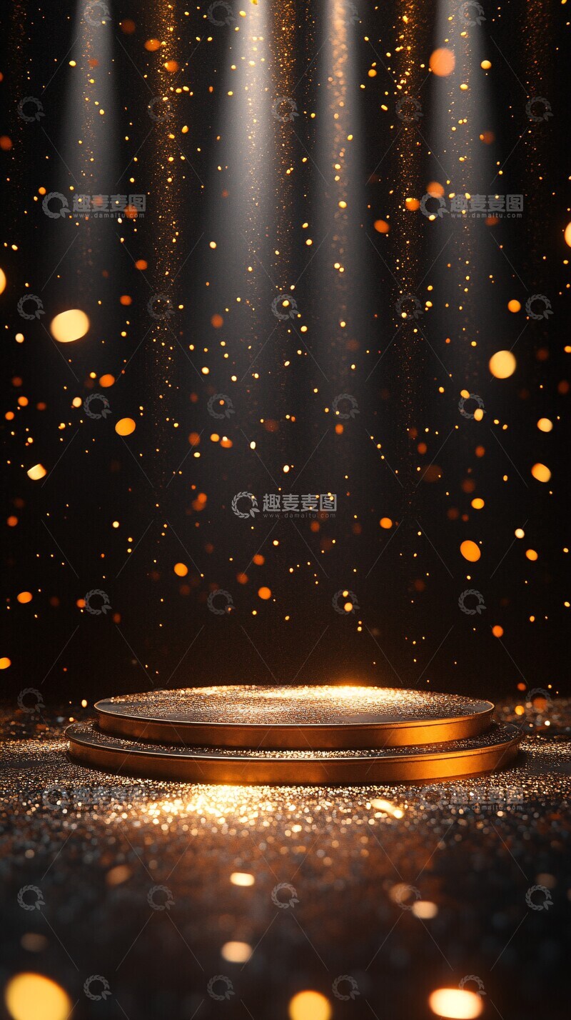 高清大图下载【趣麦麦图】黄金舞台灯光2