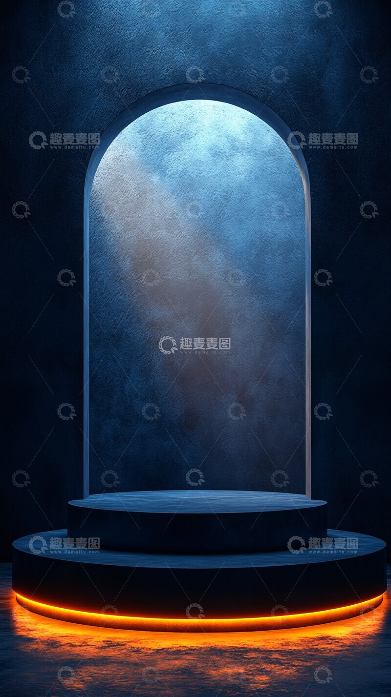 高清大图下载【趣麦麦图】圆形展示台圆形展示平台