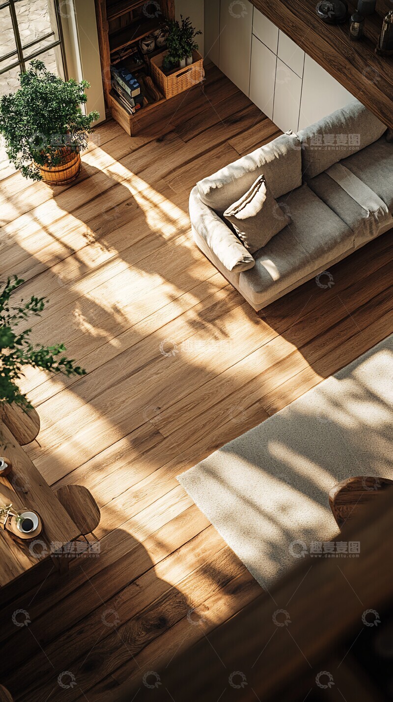 高清大图下载【趣麦麦图】北欧风格木地板