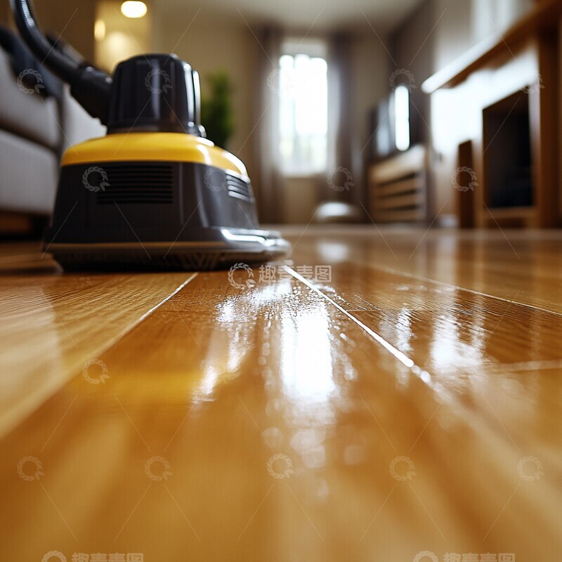 高清大图下载【趣麦麦图】地板清理后视角1