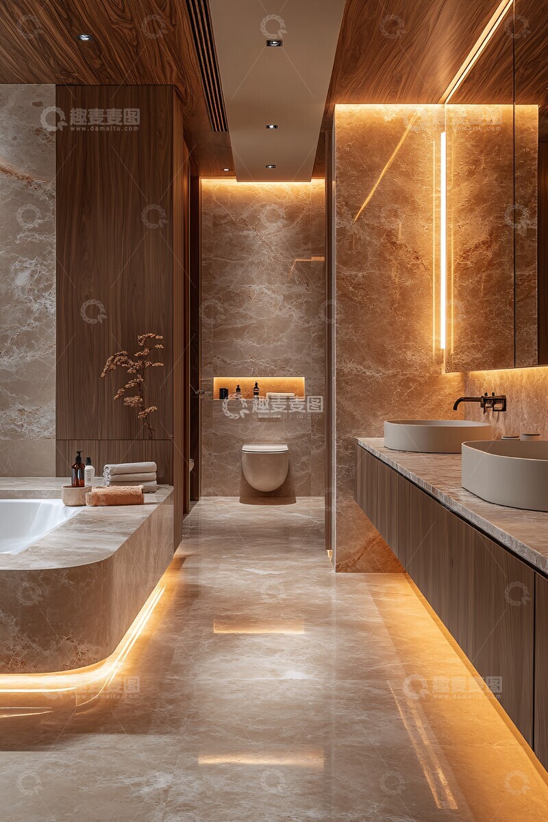 高清大图下载【趣麦麦图】双柜洗手化妆台2