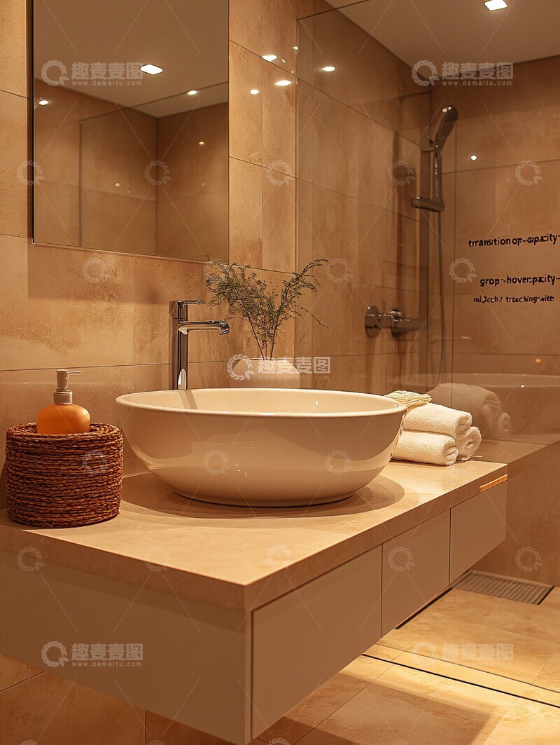 高清大图下载【趣麦麦图】浴室空间设计1