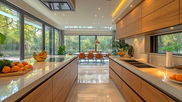 现代厨房用餐空间1