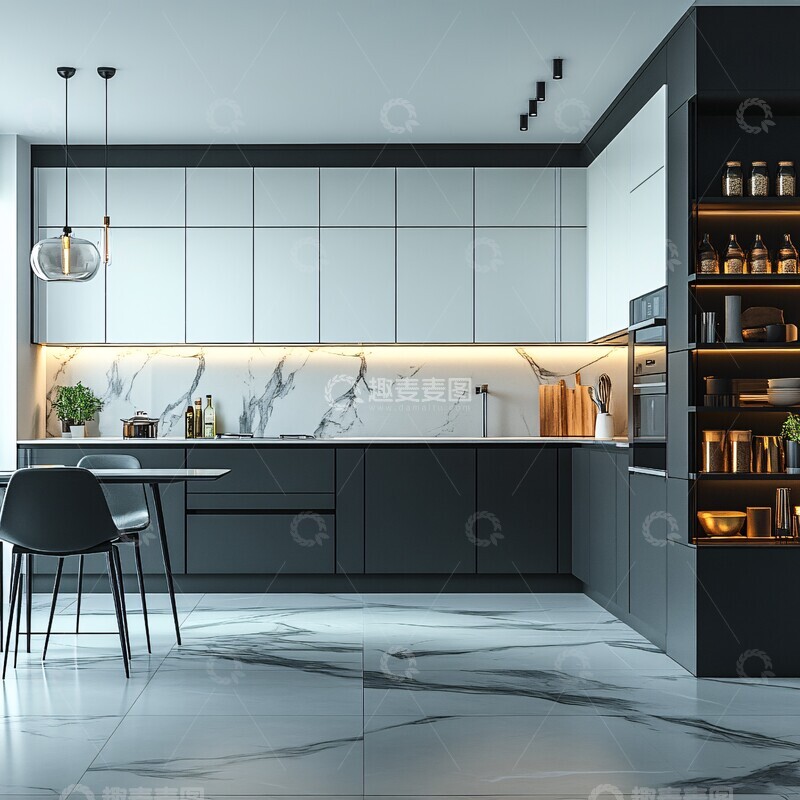 高清大图下载【趣麦麦图】灰色皇家厨房2