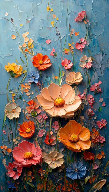 小花与野花小花野花颜色3