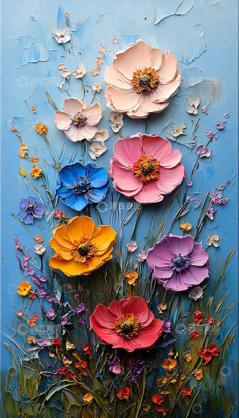 高清大图下载【趣麦麦图】小花与野花小花野花颜色2