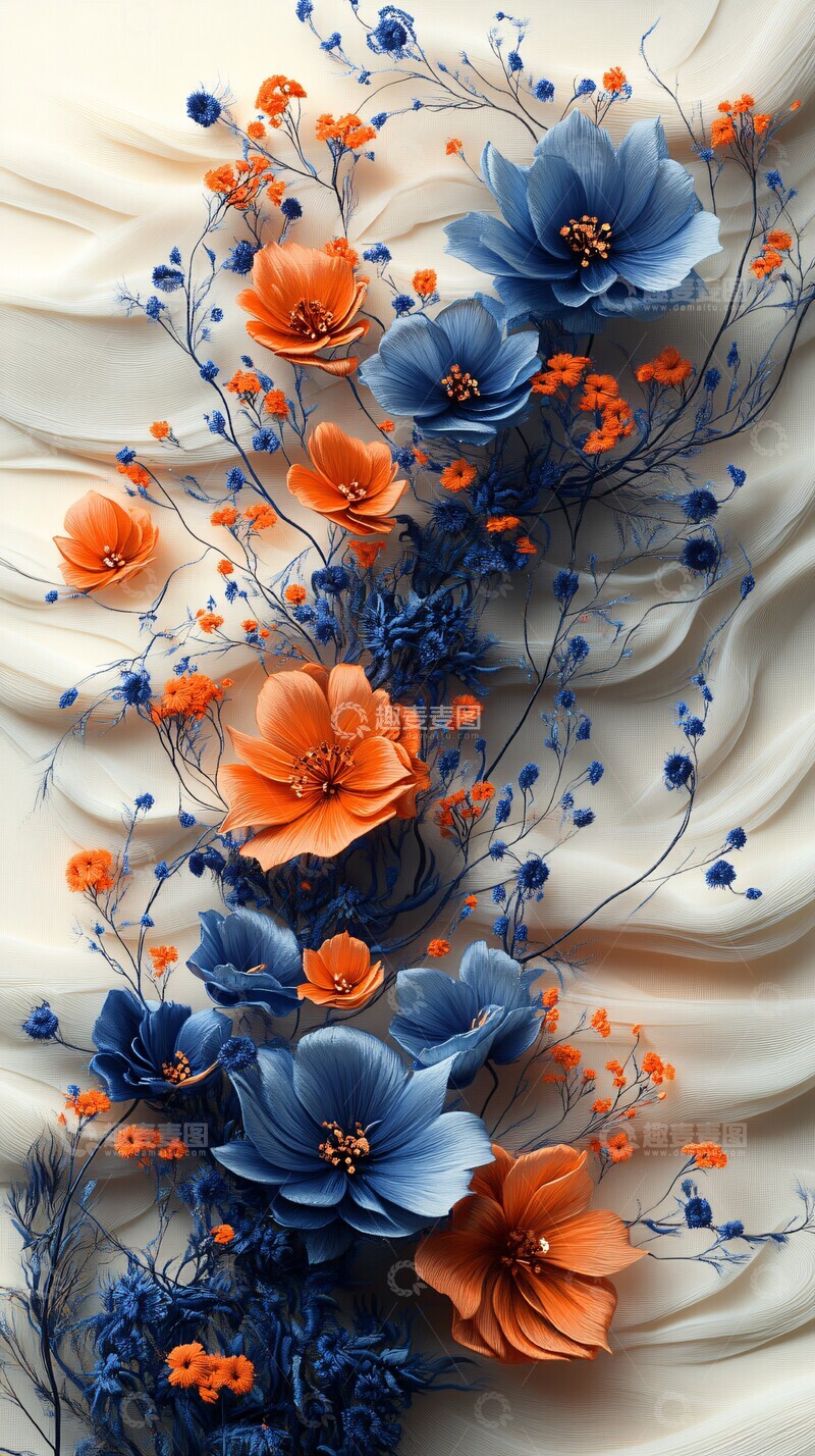 高清大图下载【趣麦麦图】亚特兰蒂斯线绣花纹