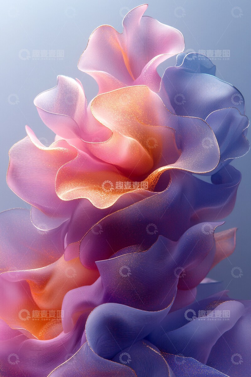 高清大图下载【趣麦麦图】花瓣融合自然2