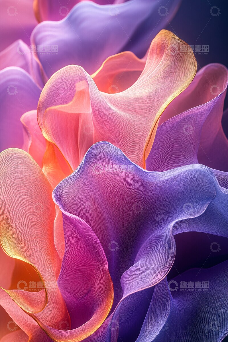 高清大图下载【趣麦麦图】花瓣融合自然1